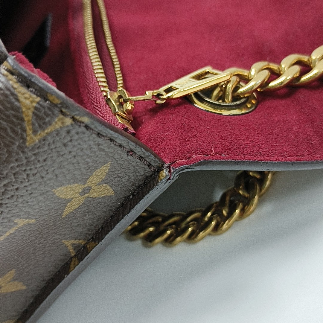 PASSY Monogram Coated Canvas Brown
