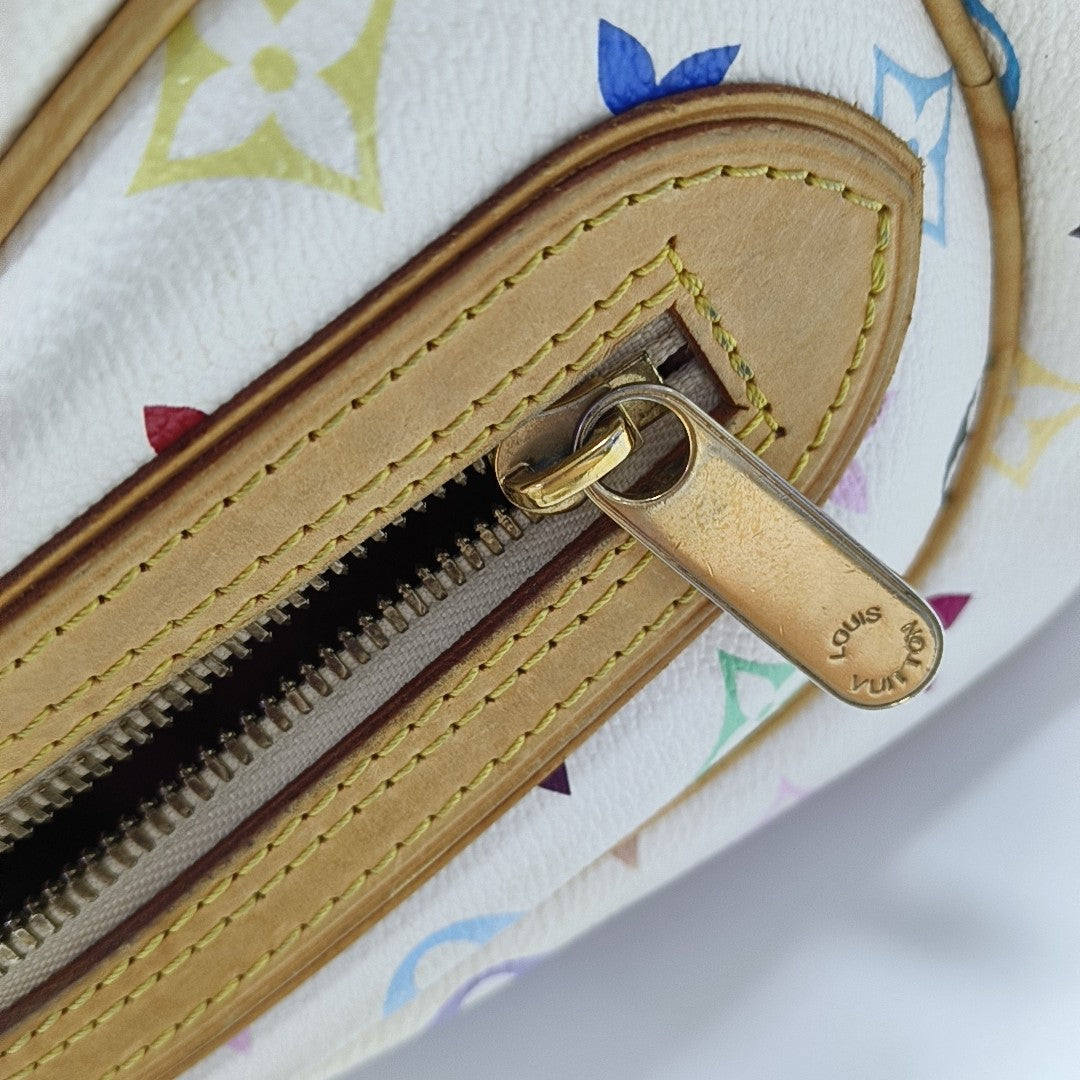 LV × TM PRISCILLA Monogram Coated Canvas White