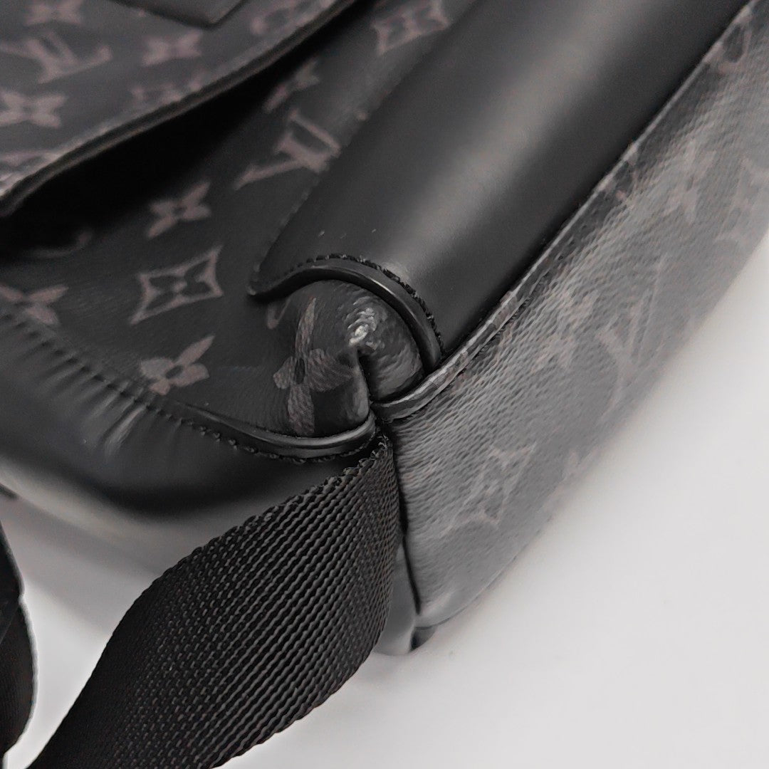 VOYAGER PM Monogram Coated Canvas Black