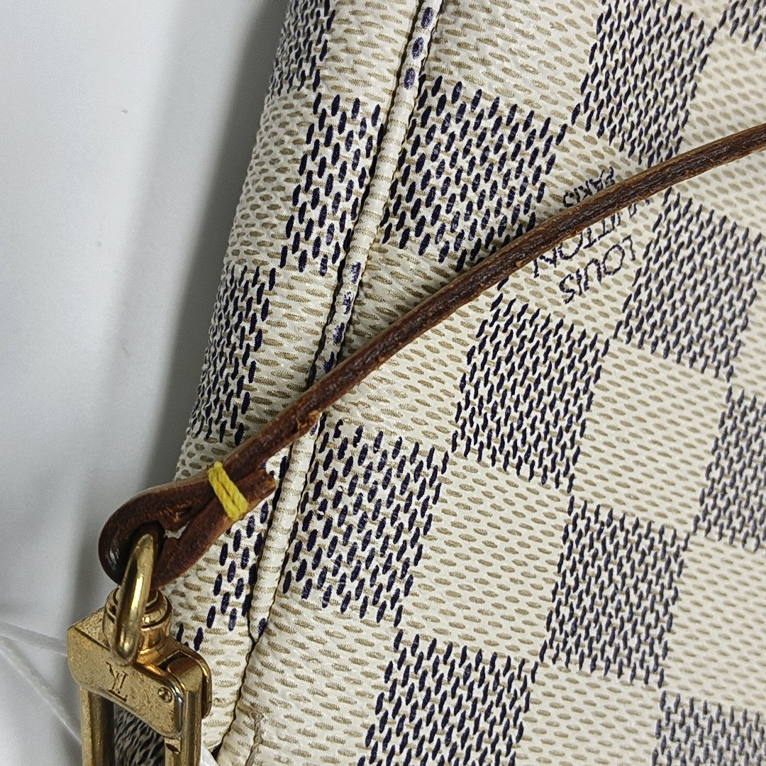 ACCESSOIRES GM Damier Azur Coated Canvas White