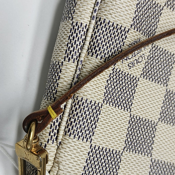 ACCESSOIRES GM Damier Azur Coated Canvas White
