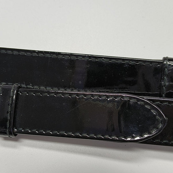 Lady Dior Medium Cannage Patent Leather Black