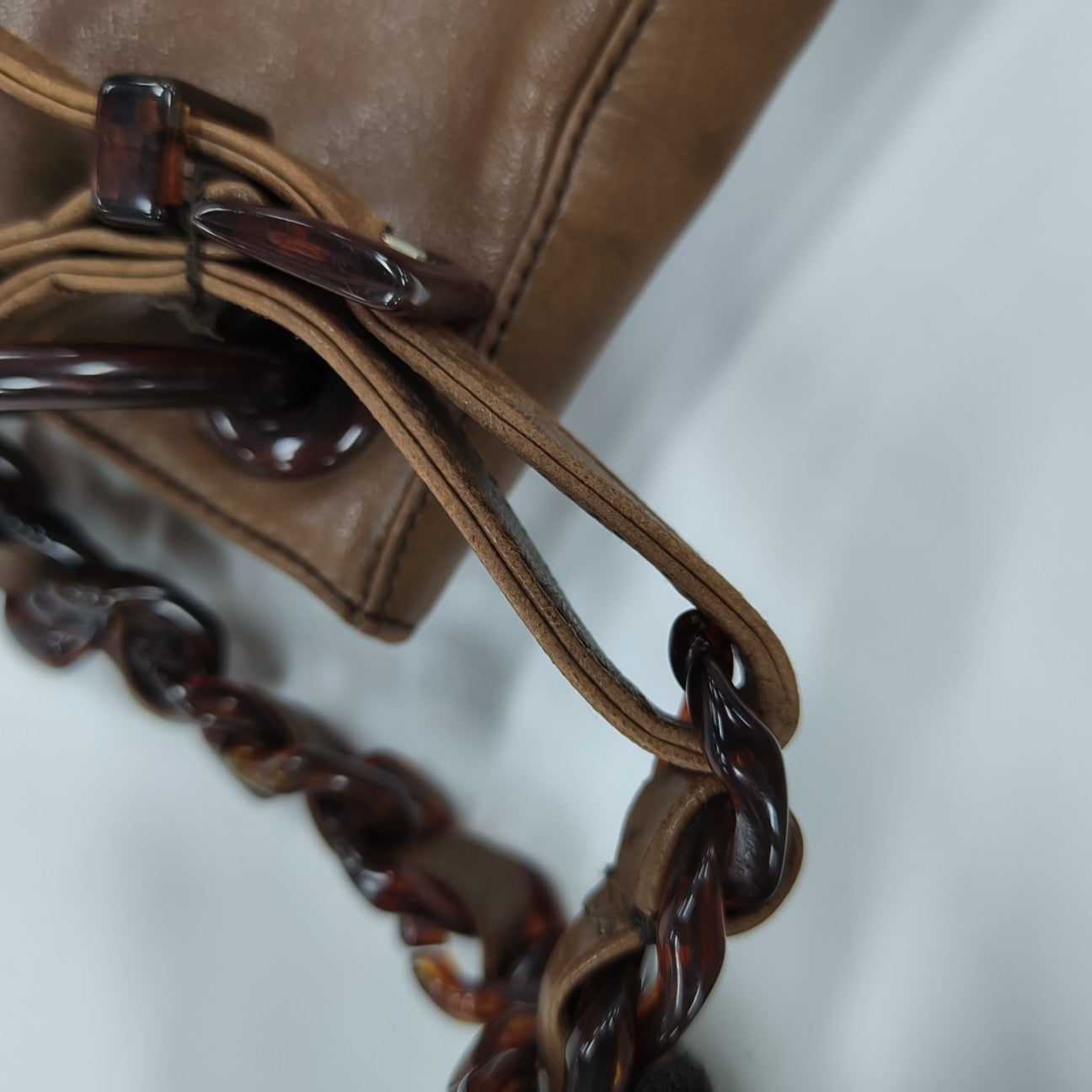 Calfskin Tote Bag Brown
