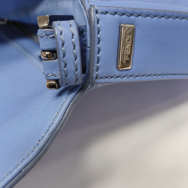 Baguette Medium Calfskin Blue