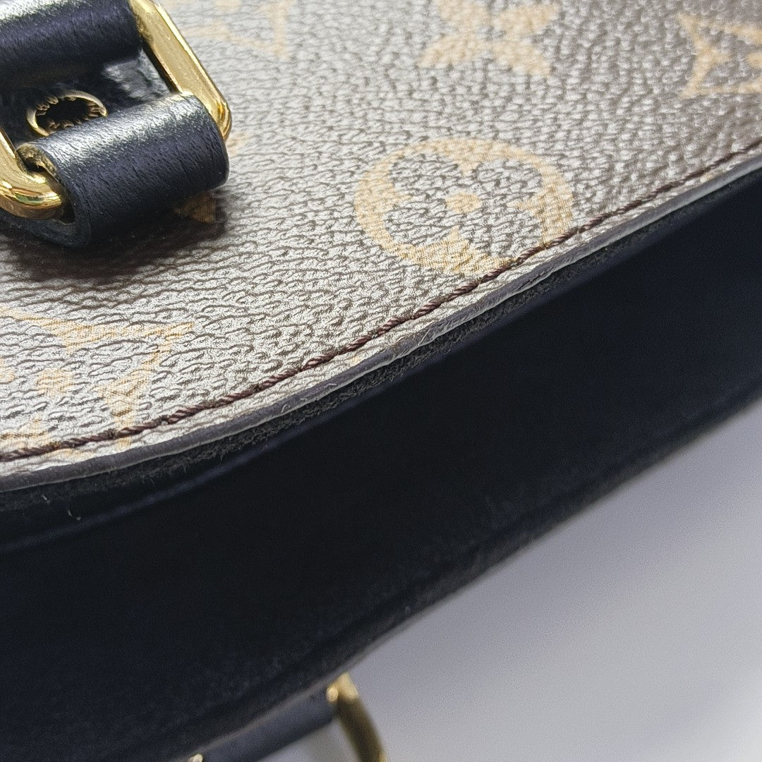 ALMA BNB MM Monogram Coated Canvas Brown