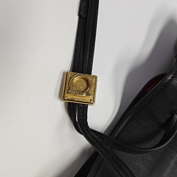 Calfskin Bucket Bag Black