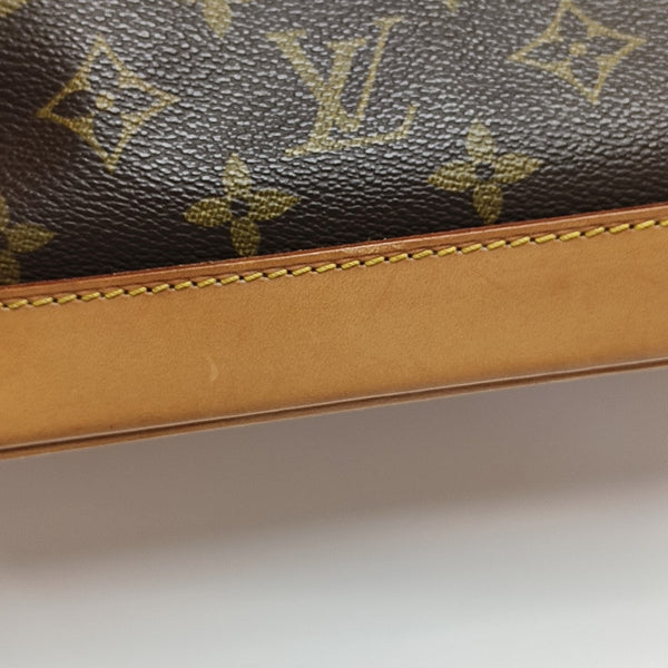 ALMA PM Monogram Coated Canvas Brown