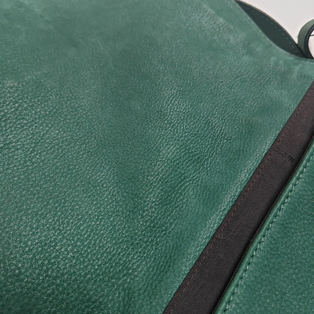 Calfskin Shoulder Bag Green