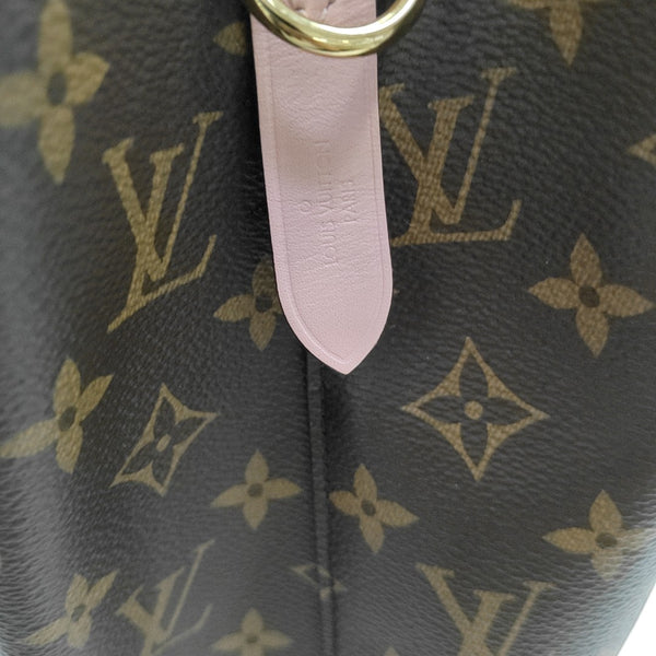 NÉONOÉ MM Monogram Coated Canvas Brown