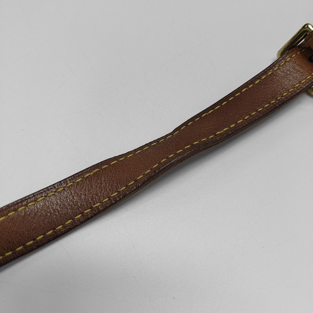 MUSETTE TANGO Monogram Coated Canvas Brown