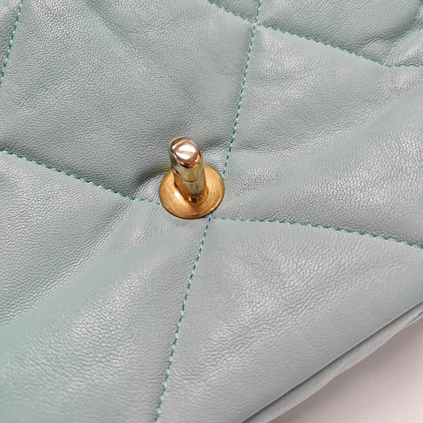 CHANEL 19 Small Quilted Lambskin Blue