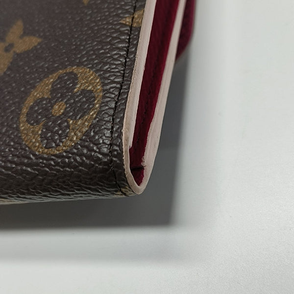 EMILIE Monogram Coated Canvas Brown Wallet