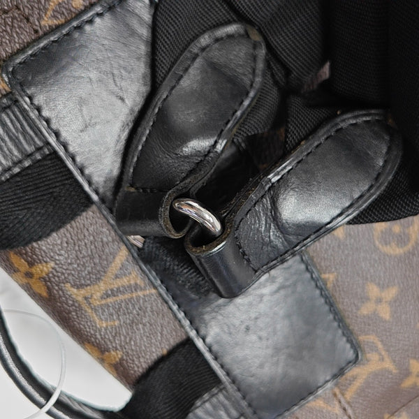 CHRISTOPHER MM Monogram Coated Canvas Brown