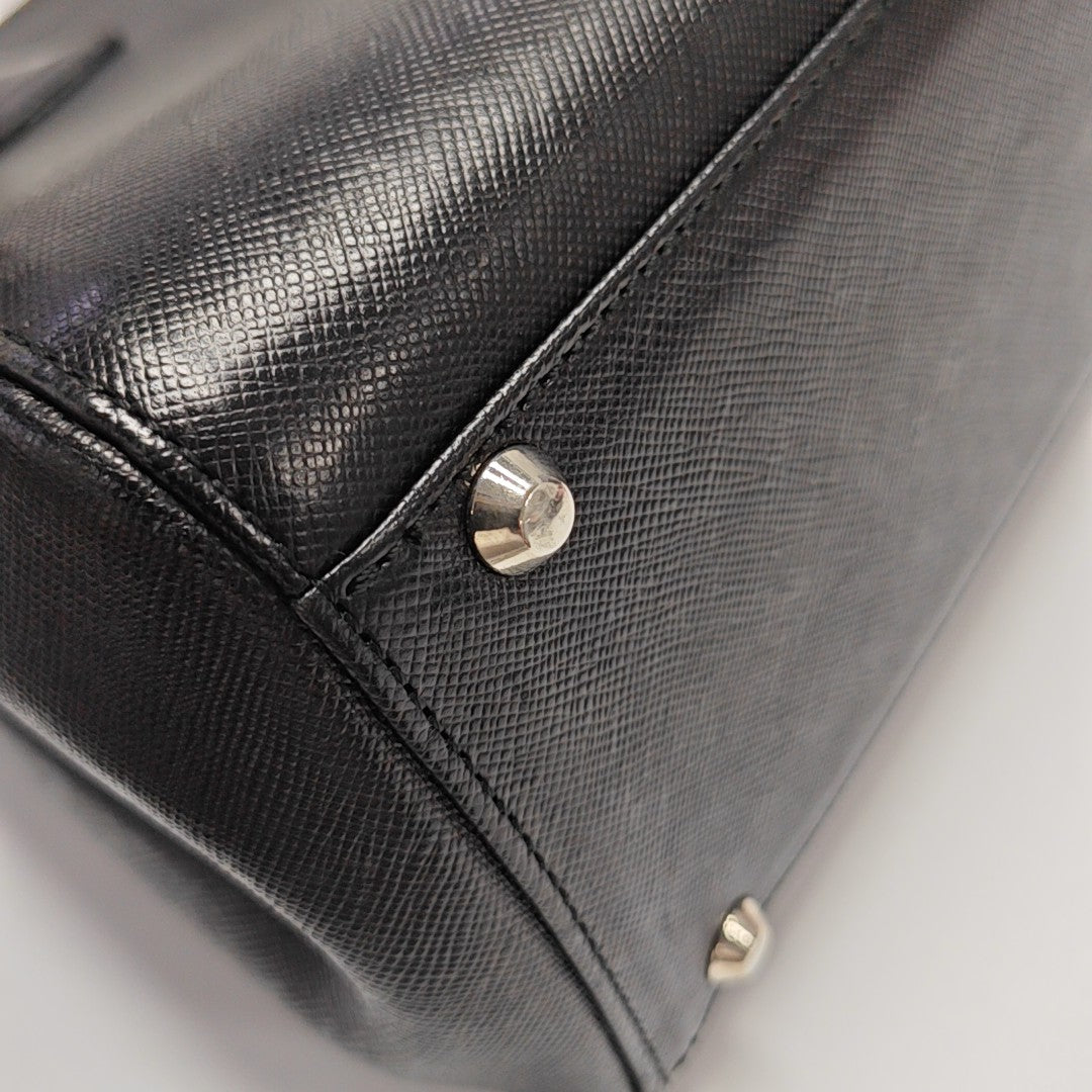 Calfskin Tote Bag Small Black
