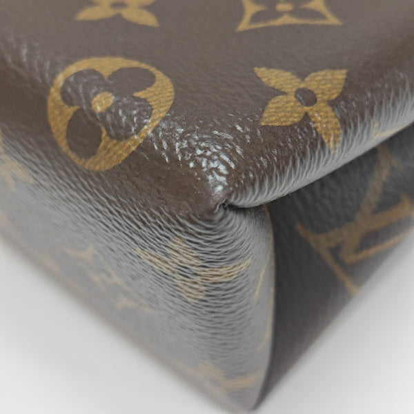 LOCKY BB Monogram Coated Canvas Brown