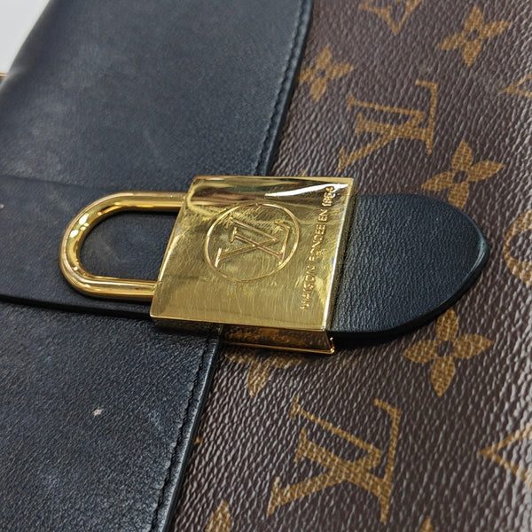 LOCKY BB Monogram Coated Canvas Brown