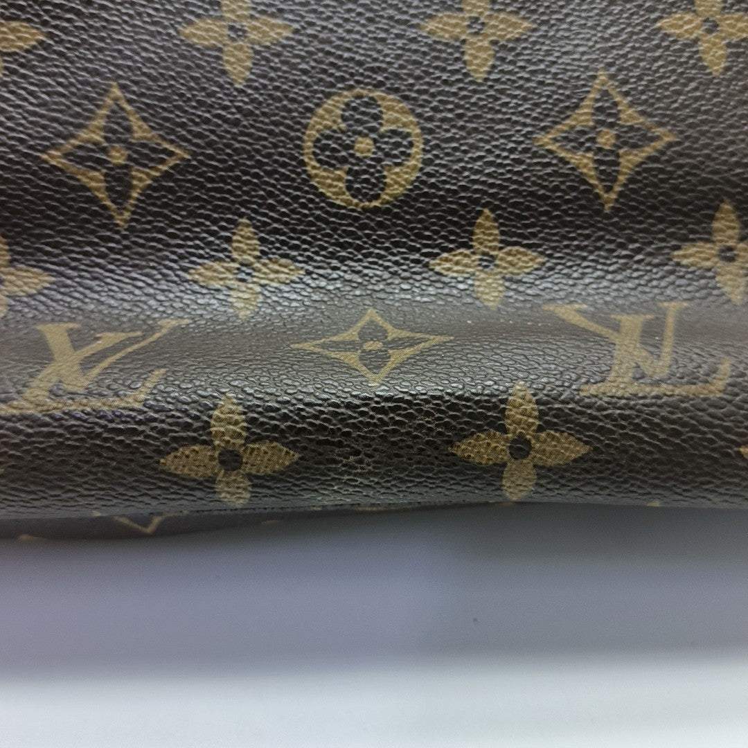 VINTAGE BEAUBOURG MM Monogram Coated Canvas Brown