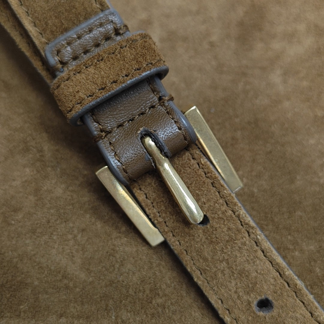 BELLECHASSE Medium Suede Brown