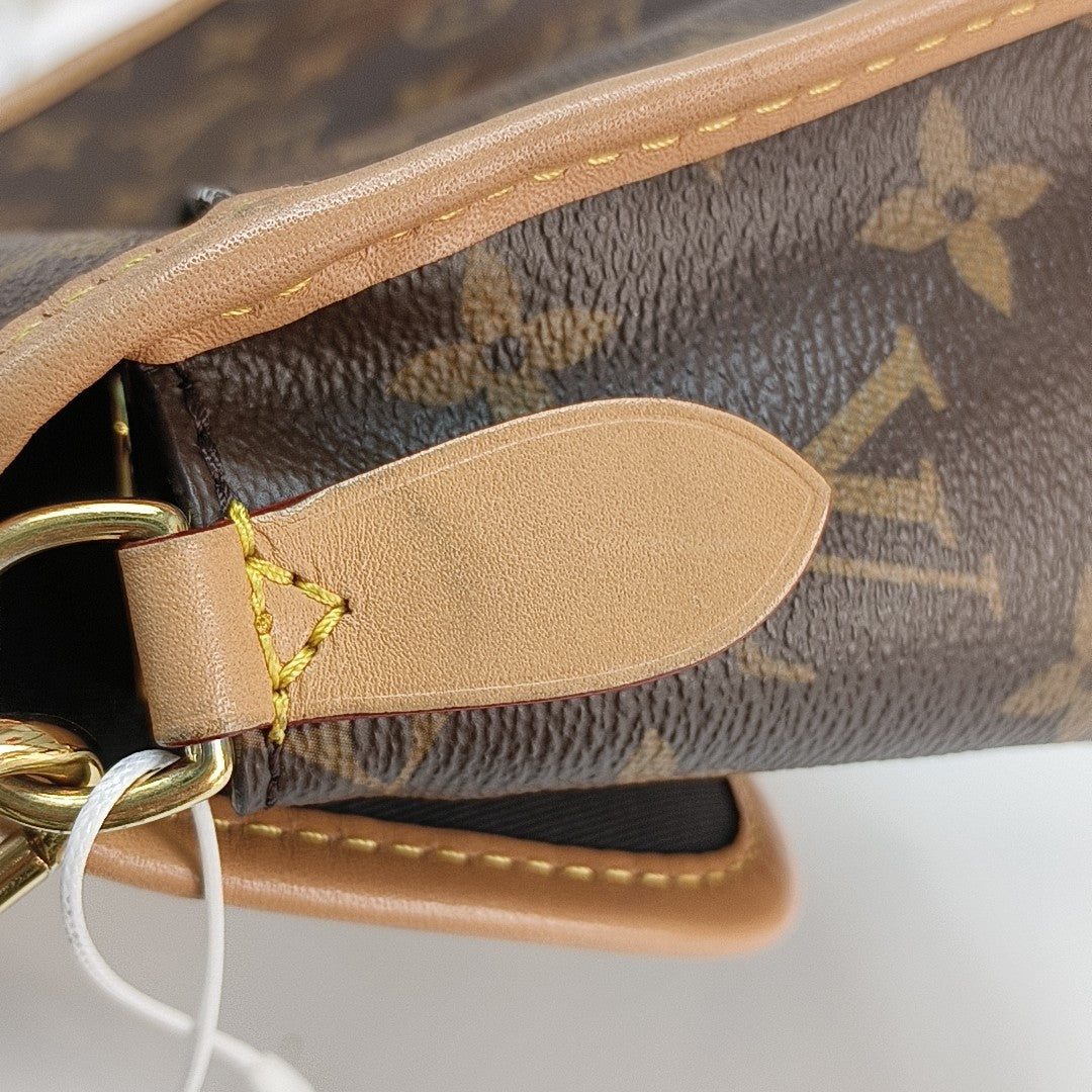 DIANE Monogram Coated Canvas Brown