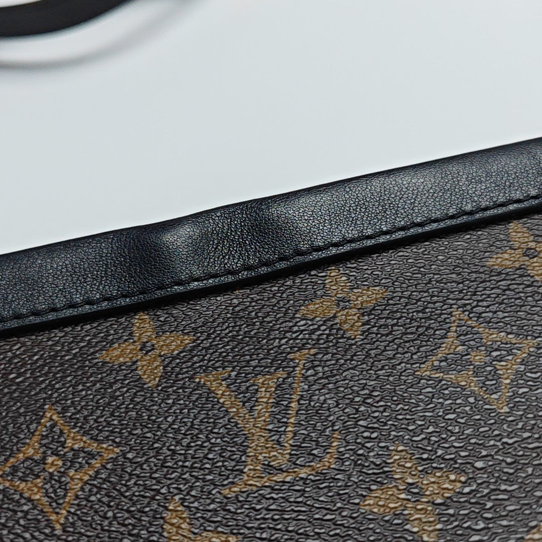SOFT TRUNK Monogram Coated Canvas Brown