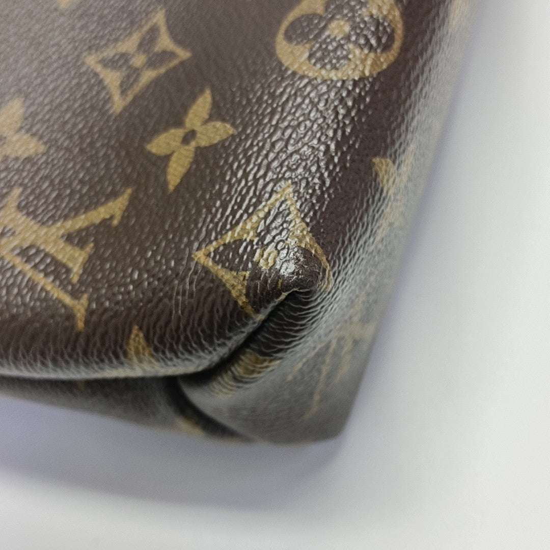 SAINT PLACIDE Monogram Coated Canvas Brown
