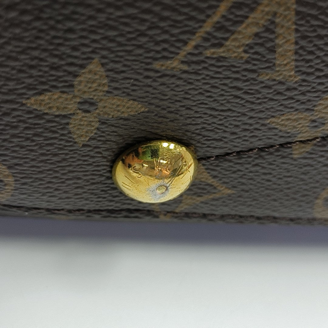 MONTAIGNE BB Monogram Coated Canvas Brown