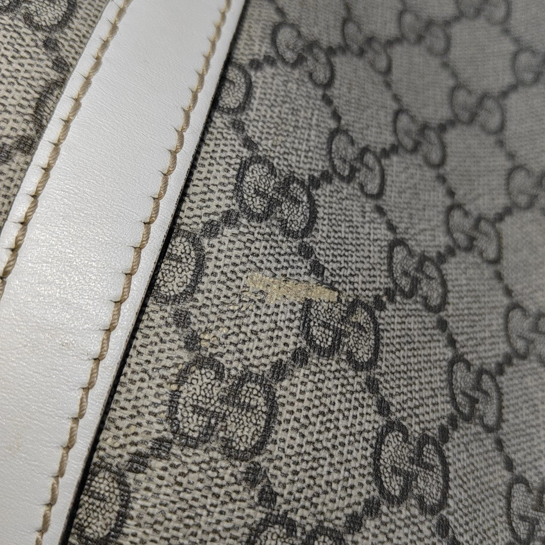 Microguccissima Monogram Coated Canvas Black
