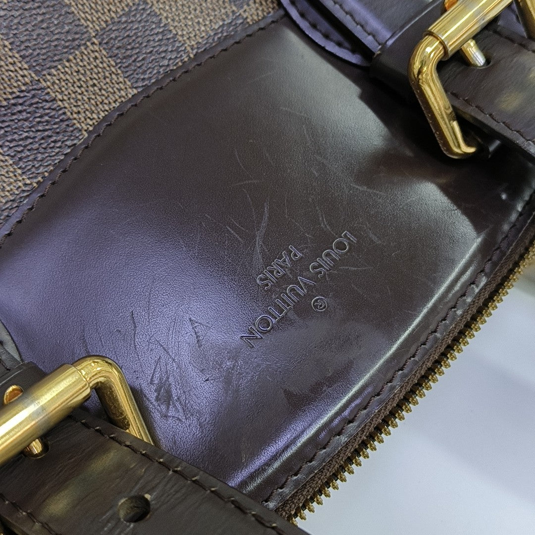 VERONA MM Damier Ebene Coated Canvas Brown