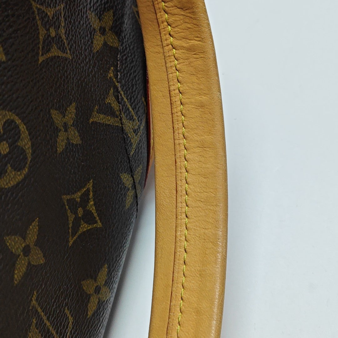 BEVERLY MM Monogram Coated Canvas Brown