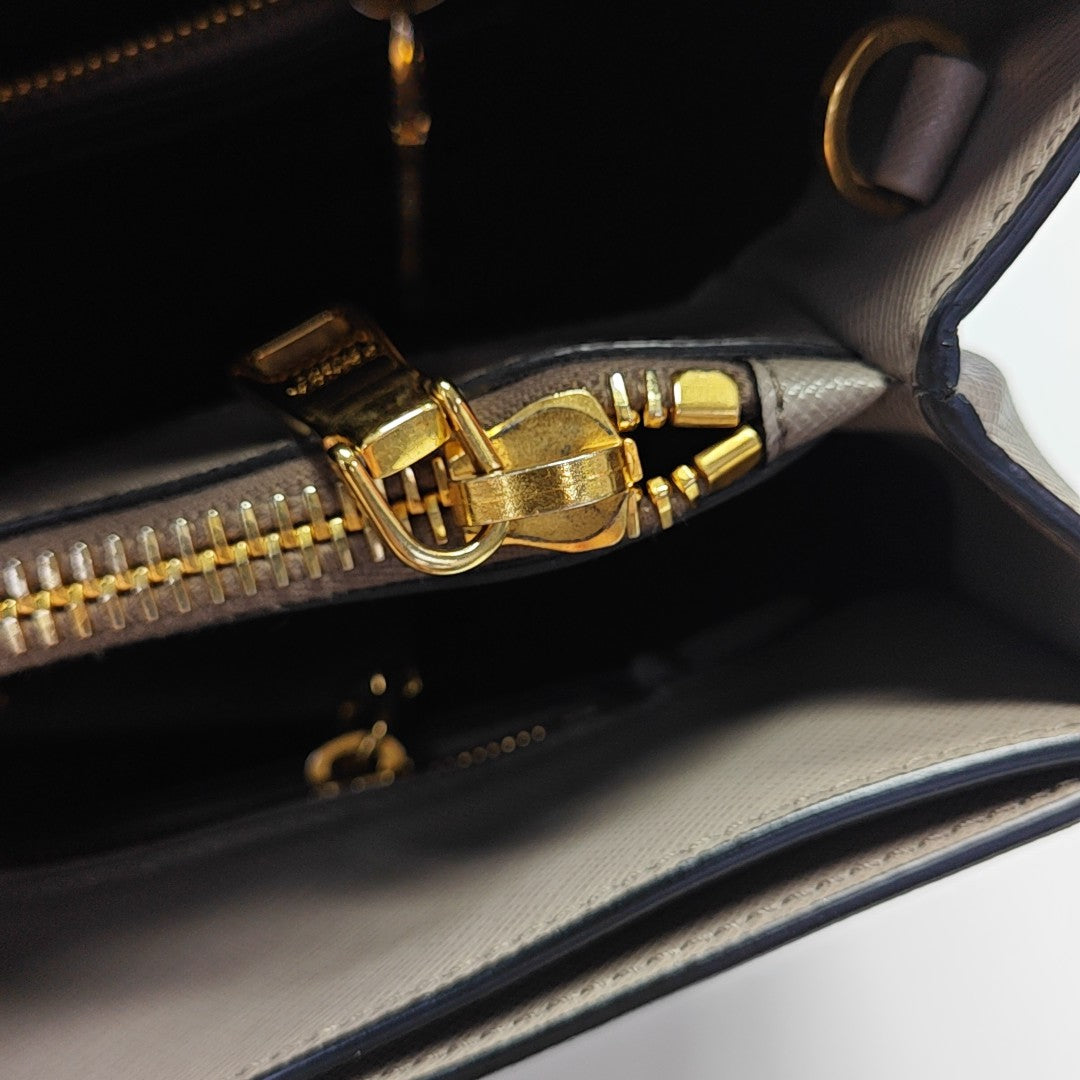 Esplanade Saffiano Calfskin Gray