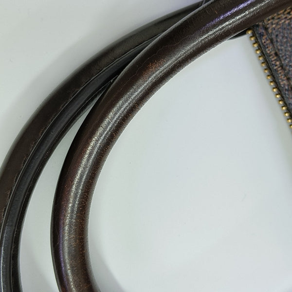 PALERMO PM Lona Damier Ebene revestida marrón