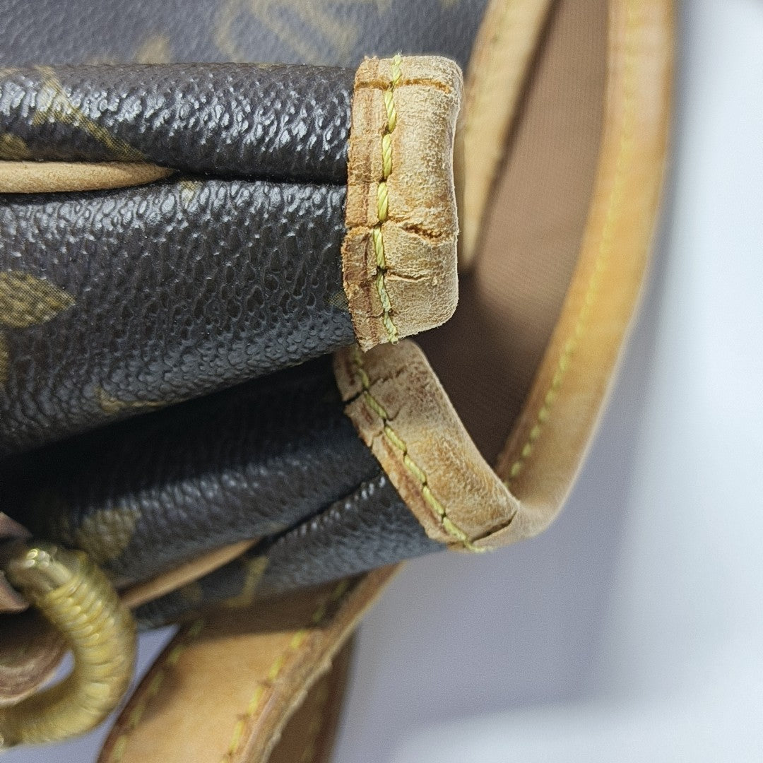 BATIGNOLLES PM Monogram Coated Canvas Brown
