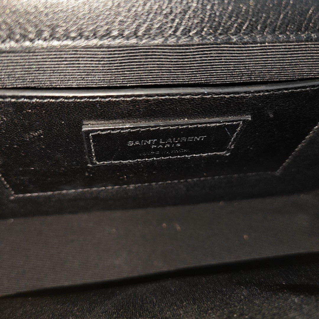 Calfskin Shoulder Bag Black