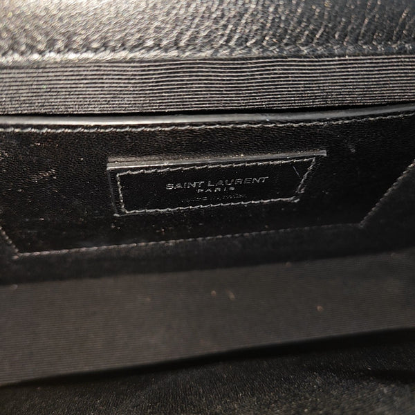 Calfskin Shoulder Bag Black