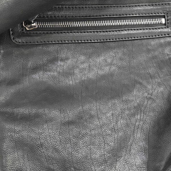 Quilted Calfskin Shoulder Bag Black