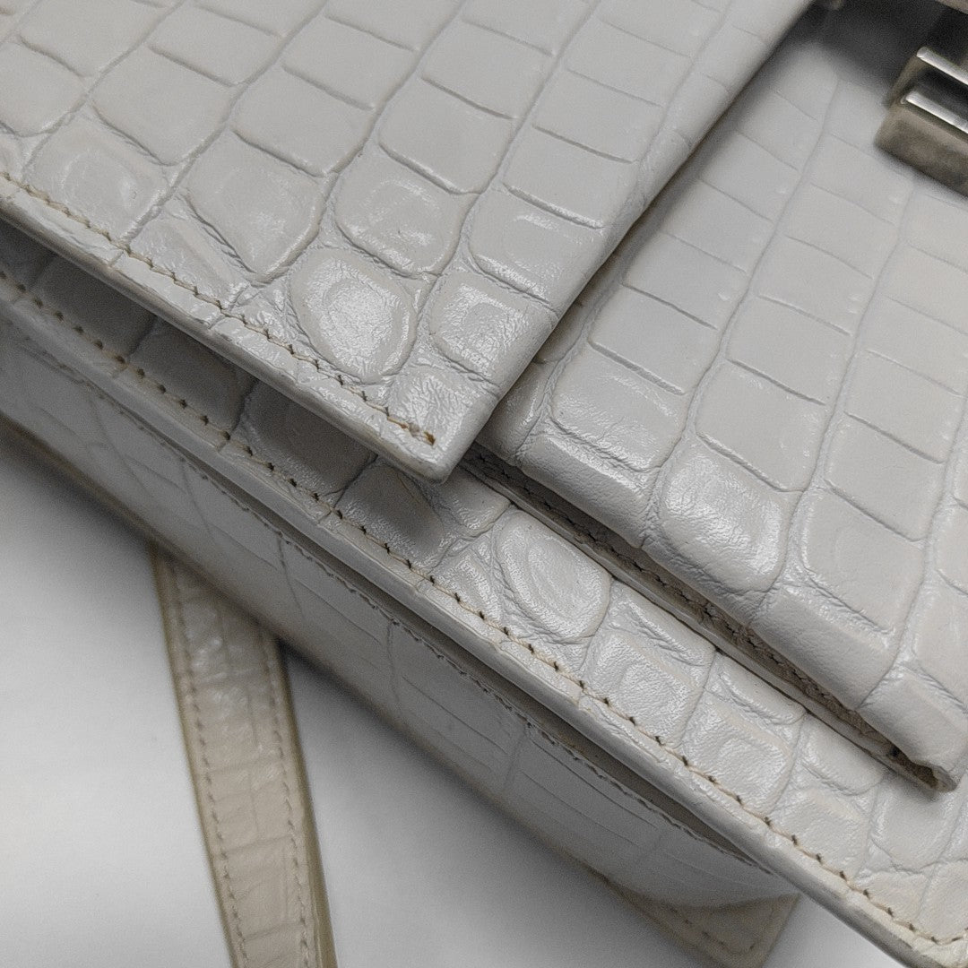 BELLECHASSE Calfskin White