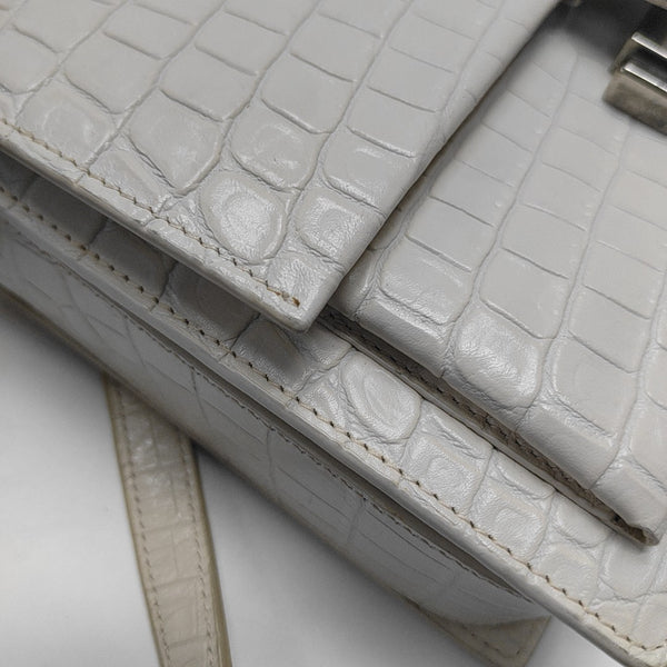 BELLECHASSE Calfskin White