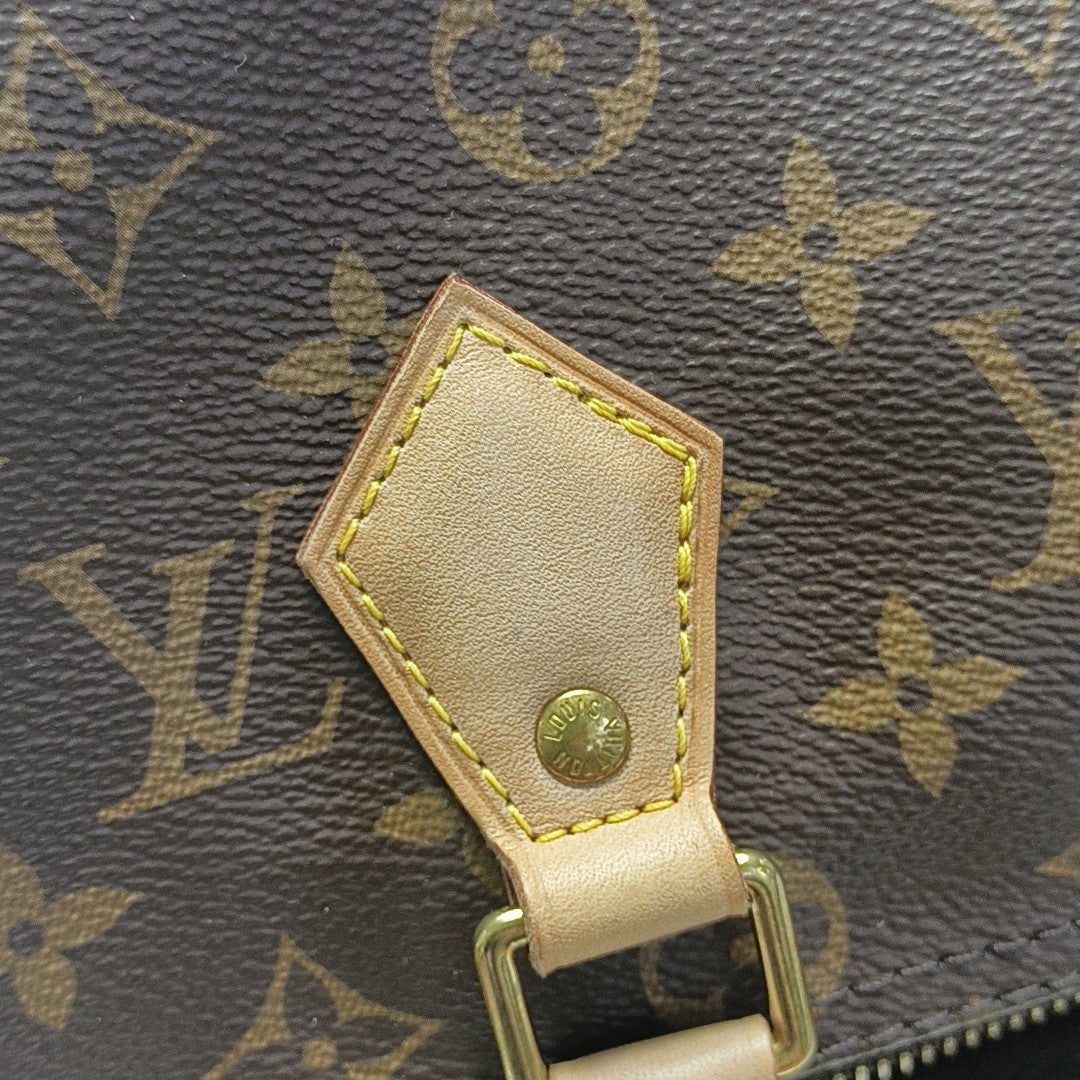 SPEEDY 25 Monogram Coated Canvas Brown