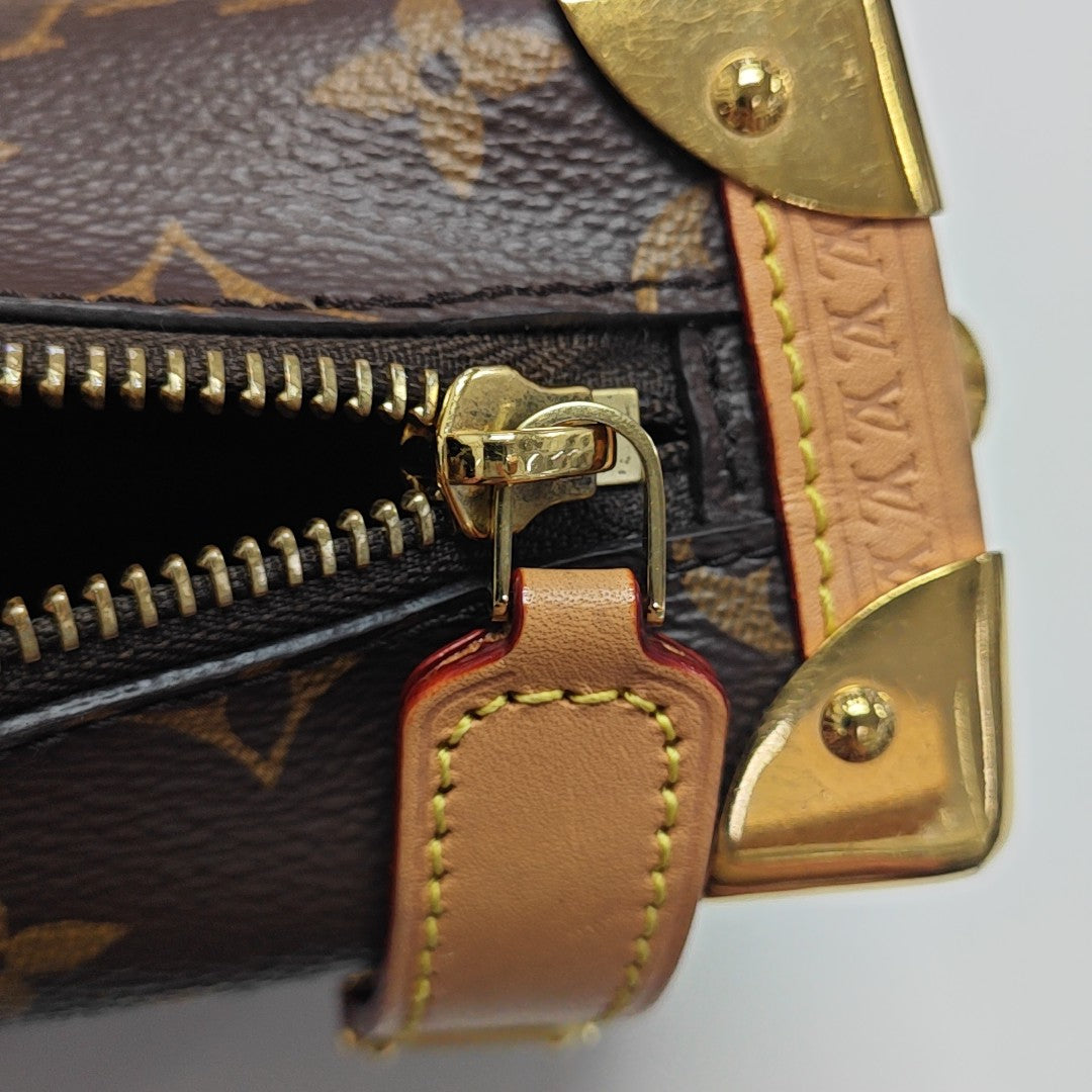 SIDE TRUNK PM Monogram Coated Canvas Brown