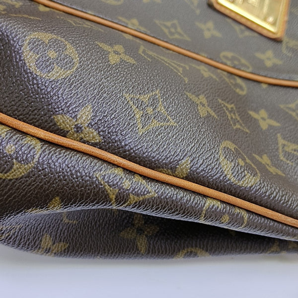 GALLIERA Monogram Coated Canvas Brown