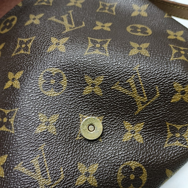 MUSETTE TANGO Monogram Coated Canvas Brown