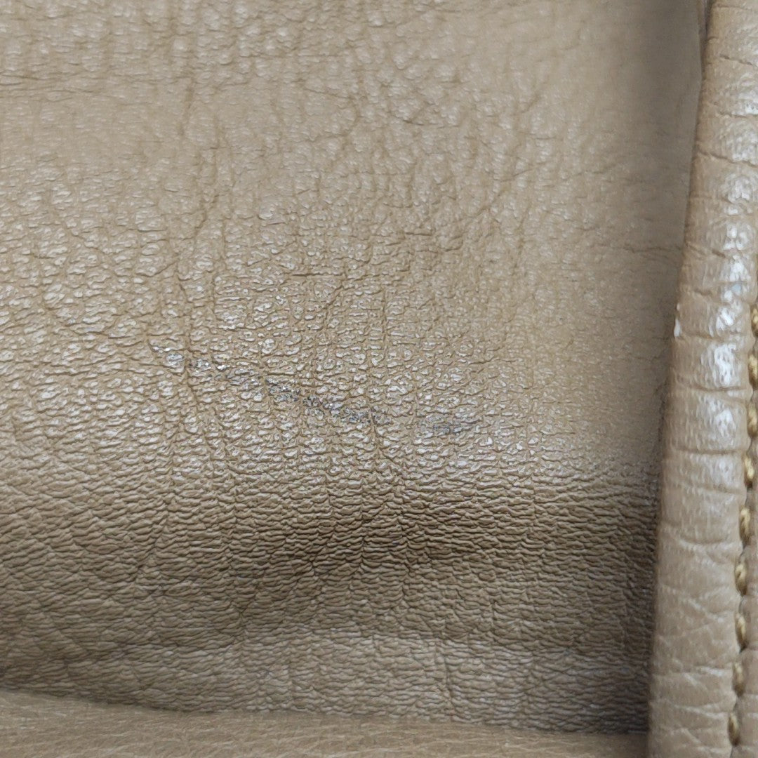 Calfskin Shoulder Bag Brown