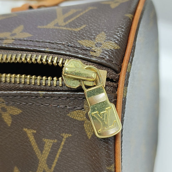PAPILLON MM Monogram Coated Canvas Brown