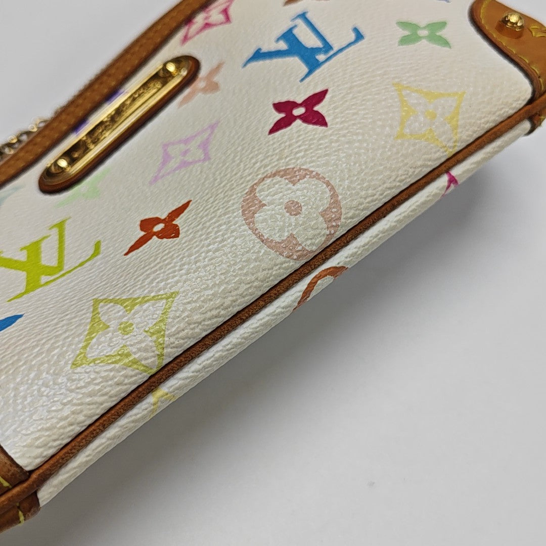 LV × TM VINTAGE MILLA Monogram Coated Canvas White