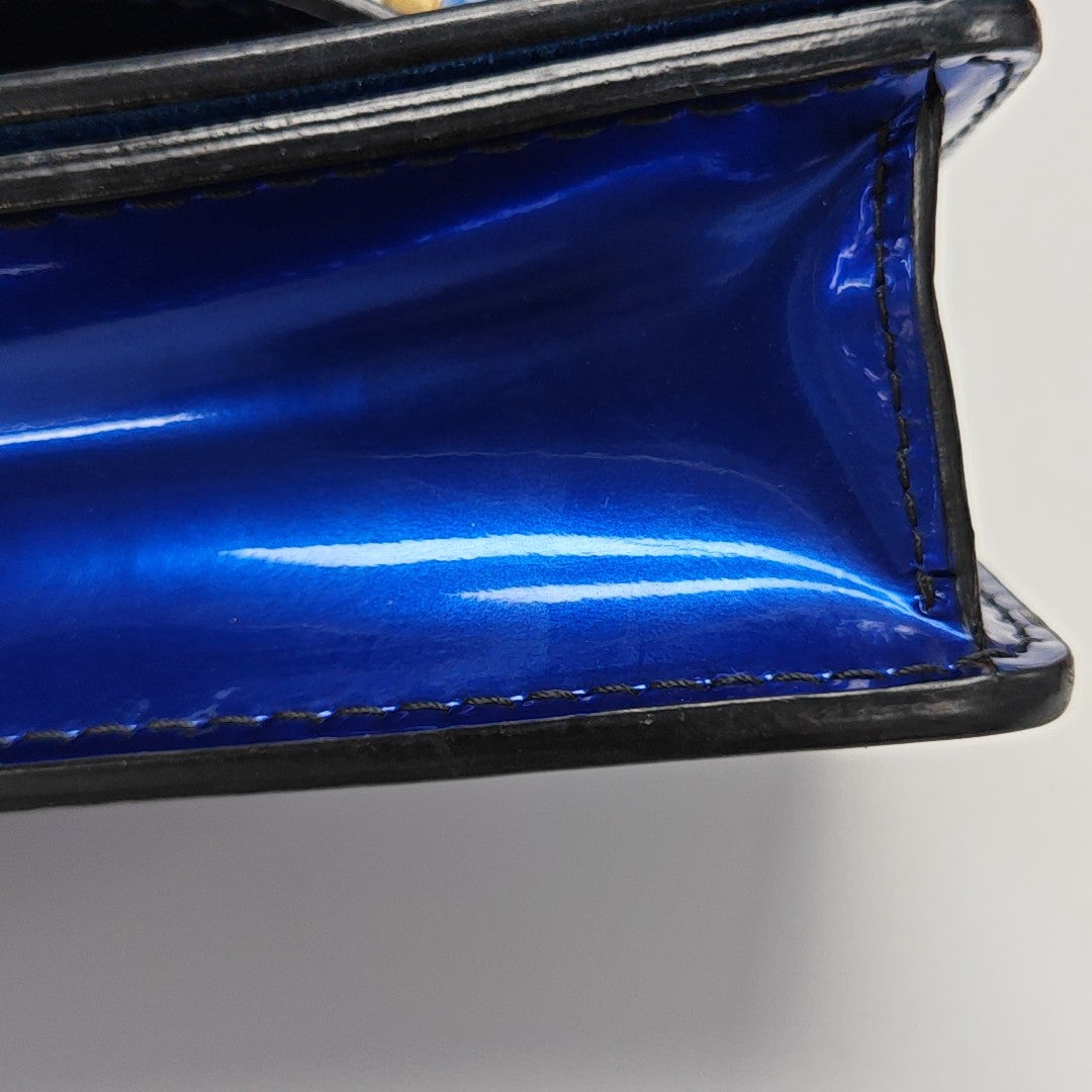 J'adior Patent Leather Blue