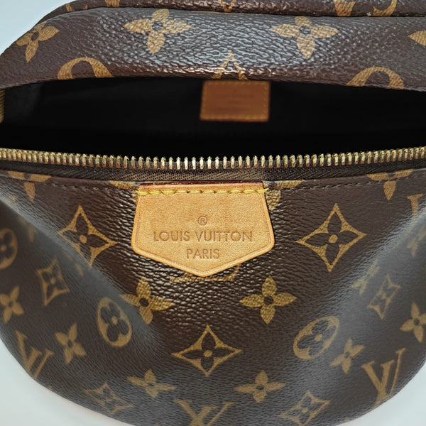 BUMBAG Monogram Coated Canvas Brown