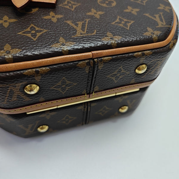 BOITE CHAPEAU PM Monogram Coated Canvas Brown