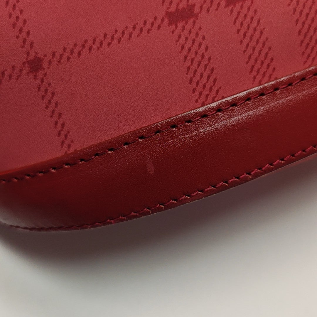 Special Material Shoulder Bag Red