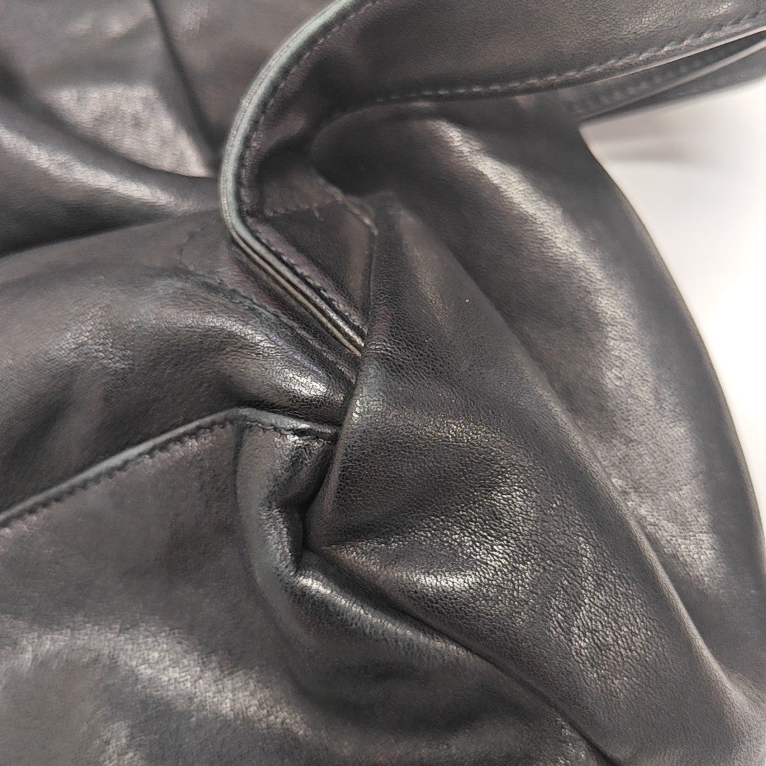 Calfskin Backpack Black