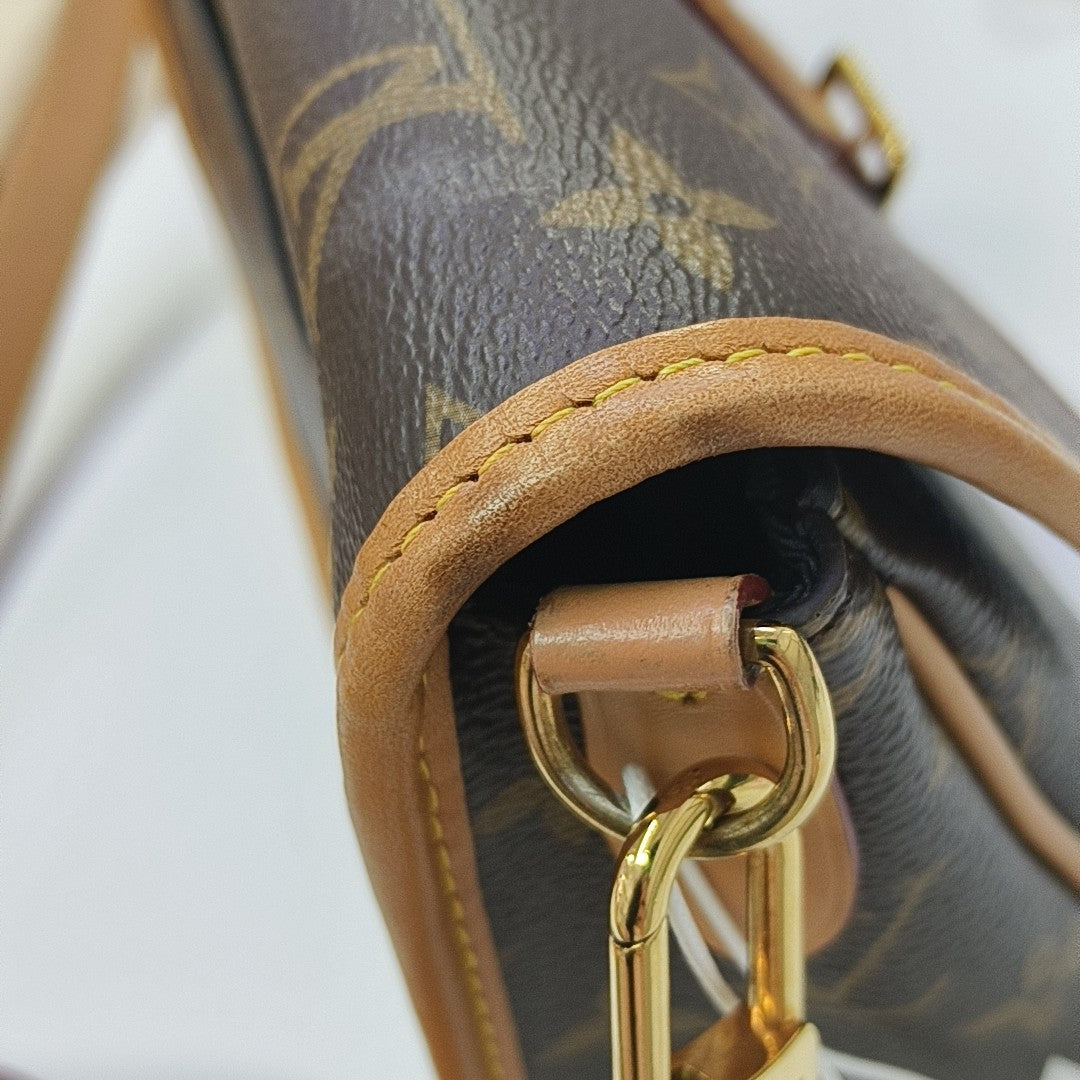 DIANE Monogram Coated Canvas Brown